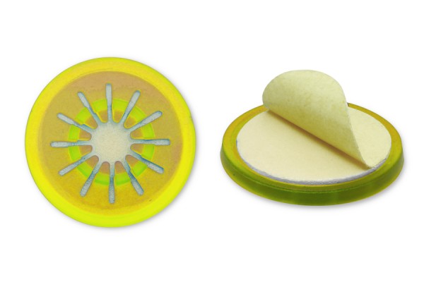 Supports CD, diamètre 30 mm, jaune