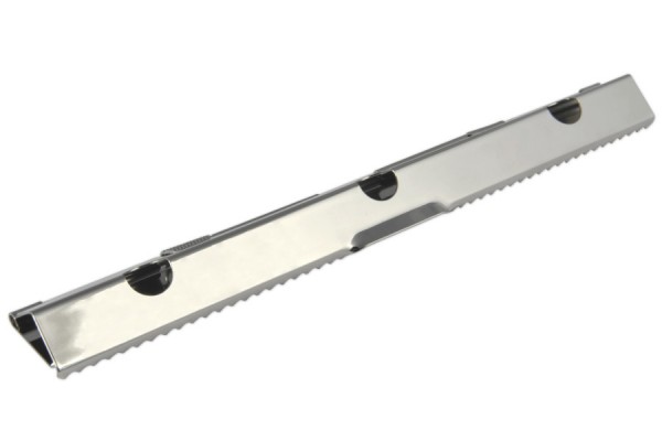 Pinces pour blocs, 185 mm de large, nickelées
