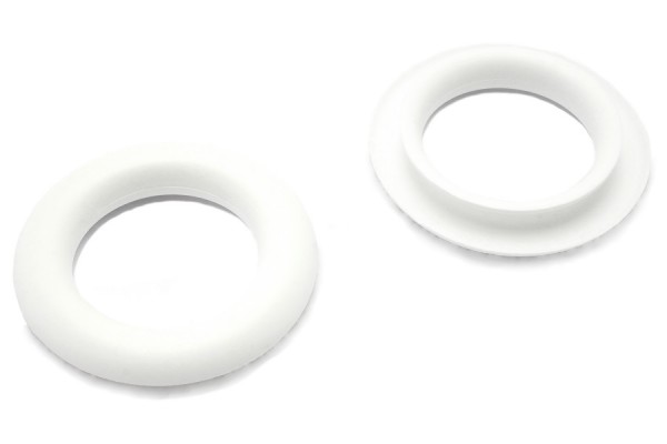 Œillets de prehension, en plastique, blanc