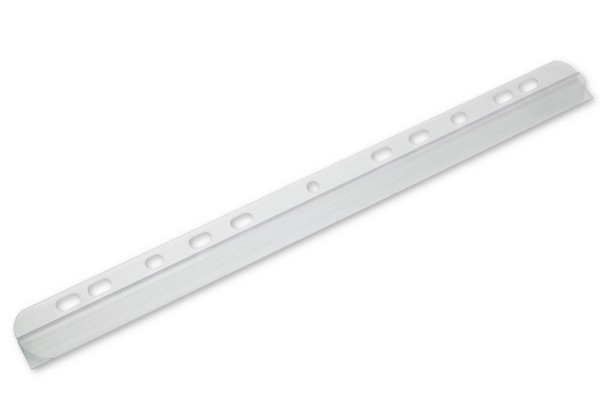 Baguettes de reliure avec languette de classement, monture 3-4 mm, transparent