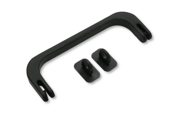 Poignées de valisette, 120 mm, noir