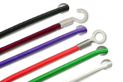 Cordons élastiques avec cosses