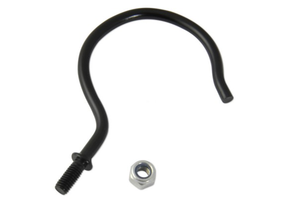 Crochets métalliques pour nuanciers, 78 mm, filetés, noir