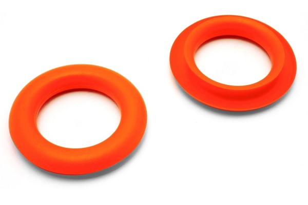 Œillets de prehension, en plastique, orange