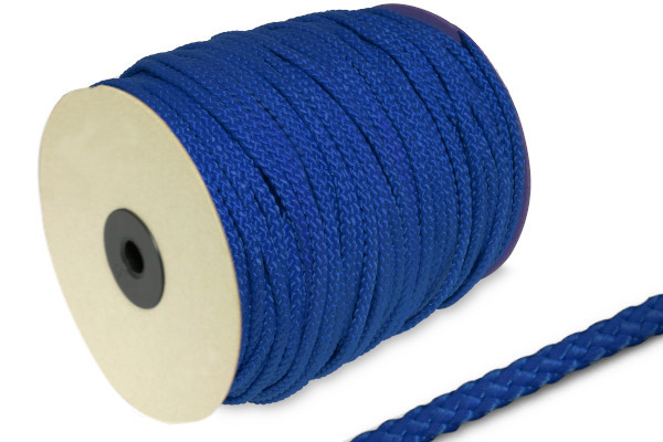 Cordon en PP, Ø 5 mm, en rouleau de 100 m, bleu