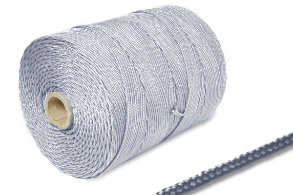 Cordon PP, Ø 2 mm en rouleau de 500 m, gris