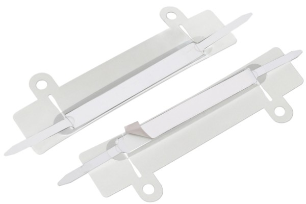 Mécanismes de reliure SK, avec dispositif de classement, Barrettes de couverture 95 x 12 mm, transparent
