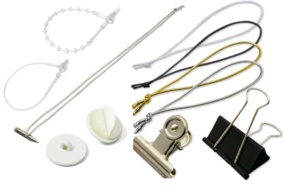 Attaches pour étiquettes