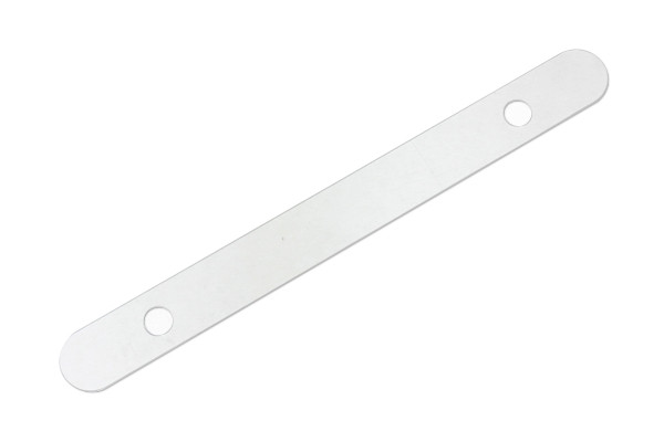 Barrettes de couverture en plastique, 120 x 12 mm, transparentes