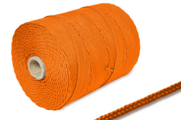 Cordon en PP, Ø 2 mm en rouleau de 500 m, orange