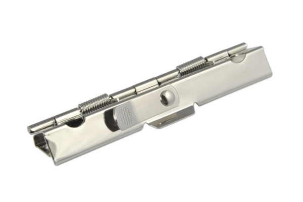 Pinces pour blocs, 89 mm de large, nickelées, avec levier
