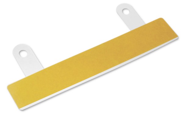 Dispositif de classement auto-adhésif pour chemises à reliure thermique, blanc, 120 mm