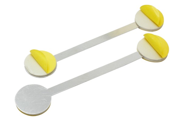 Stop-rayons / Wobblers en aluminium, 90 mm, avec 3 surfaces adhésives