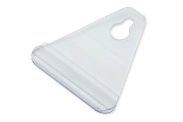 Crochets pour baguettes de reliure, transparents