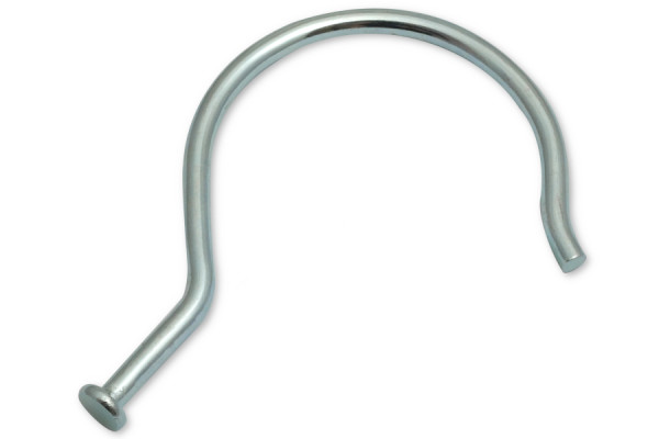Crochets métalliques pour nuanciers, 77 mm, à tête plate, galvanisés
