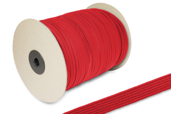 Caoutchouc plat, en rouleau de 500 m, rouge