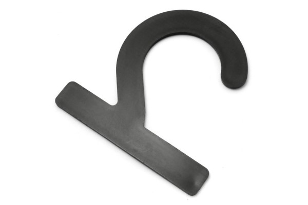 Crochets pour nuanciers en plastique, 72 x 72 x 2 mm, noir