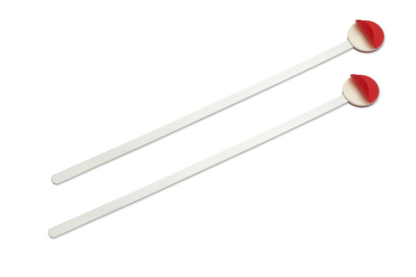 Languettes Dekolift en métal, largeur d'environ 160 mm, revêtues de plastique, avec 2 surfaces adhésives