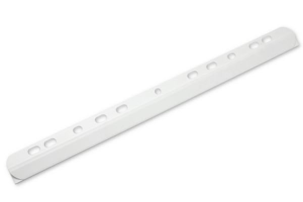 Baguettes de reliure avec languette de classement, monture 3-4 mm, blanc