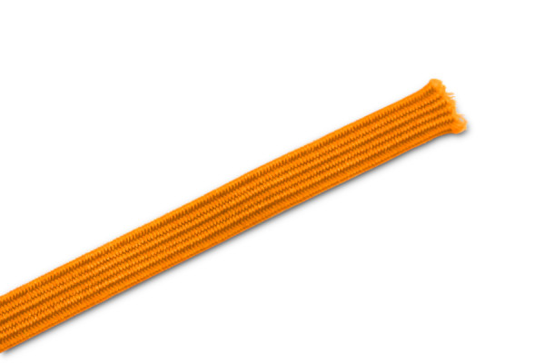 Caoutchouc plat en découpes, orange