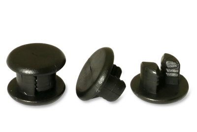 Rivets crantés en plastique