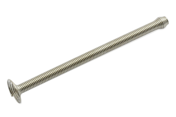 Ressorts hélicoïdaux avec bourrelet, 65 mm, nickelés
