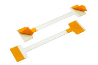 Stop-rayons / Wobblers<BR> en plastique, <BR>75 mm, transparente, <BR>avec 2 surfaces adhésives