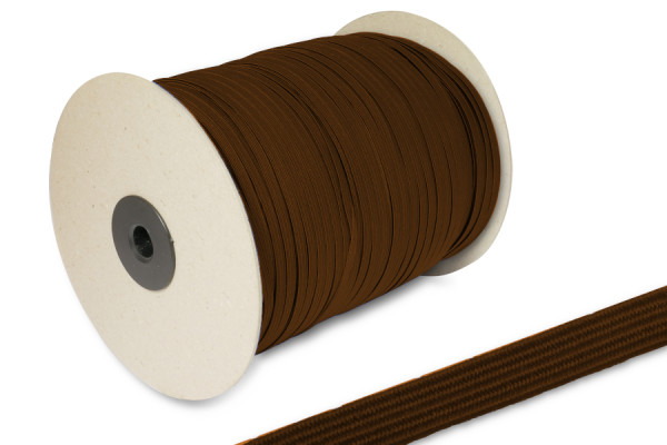 Caoutchouc plat, en rouleau de 500 m, marron
