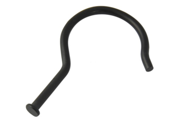 Crochets métalliques pour nuanciers, 70 mm, à tête plate, noir