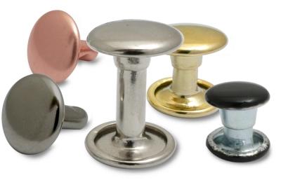 Rivets double calotte