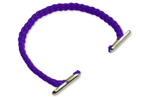 Poignées de transport en cordon PP, diamètre 5 mm, violet