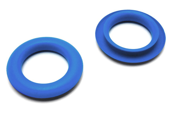 Œillets de prehension, en plastique, bleu clair