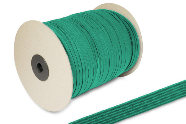 Caoutchouc plat, en rouleau de 500 m, vert foncé