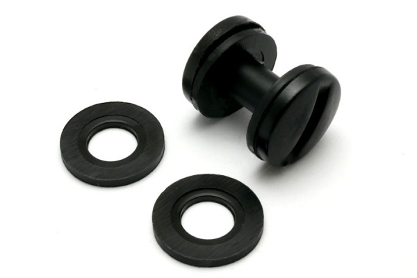 Rondelles pour vis de reliure, noires