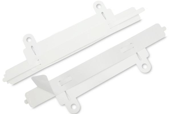 Mécanismes de reliure SK, avec dispositif de classement, languette gainée, 150 x 16 mm, blanc