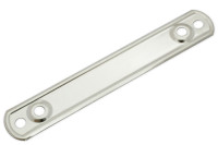 Plaques à riveter<br> pour ressorts hélicoïdaux,<br> 115 x 19 mm, étamées