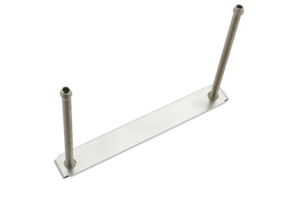 Ressorts hélicoïdaux avec bourrelet, 65 mm, sur embase, 92 x 12 mm, nickelés